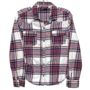 BDG Plaid 2 Pocket LS Button Down Shirt Womens M Lumberjack Gorpcore Western